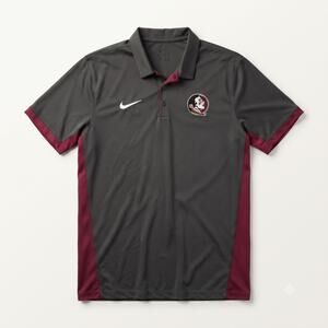 Nike Mens XXL Florida State Seminoles Polo Top Golf Dadcore Preppy Old Money FSU
